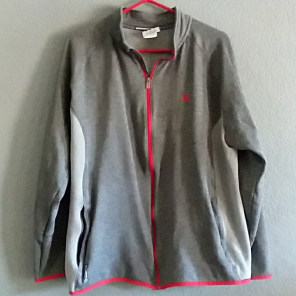 Champion gray zip jacket